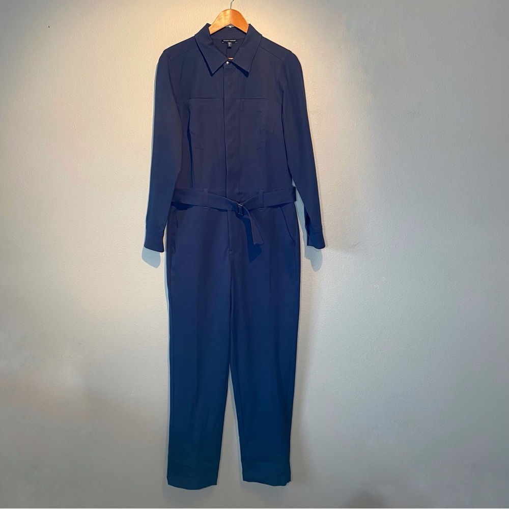 Universal Standard Cinched Stretch Twill Coveralls Jumpsuit NWT 2XS (6-8) Navy